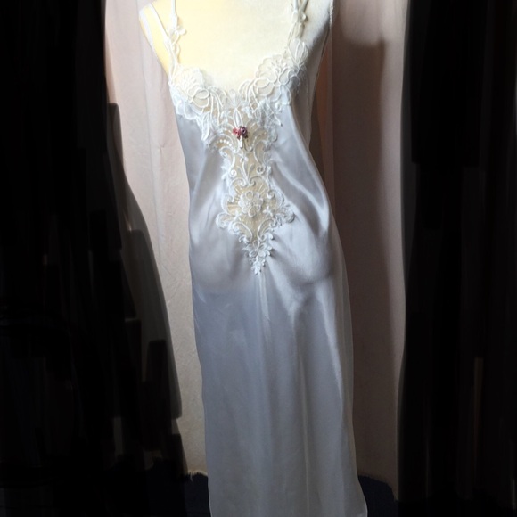 Vintage California Dynasty Satin Nightgown Slip L - Picture 2 of 12
